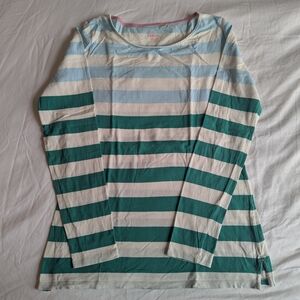 Boden Multicolor Striped Long Sleeve Tee
